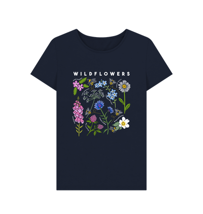 Navy Blue Printed T-shirt