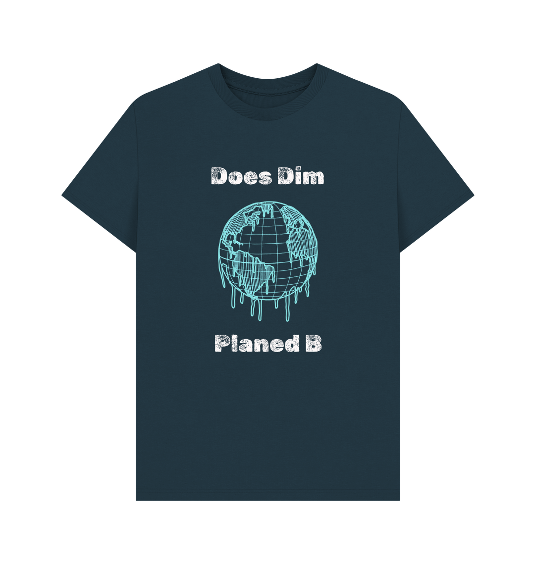 Denim Blue Printed T-shirt