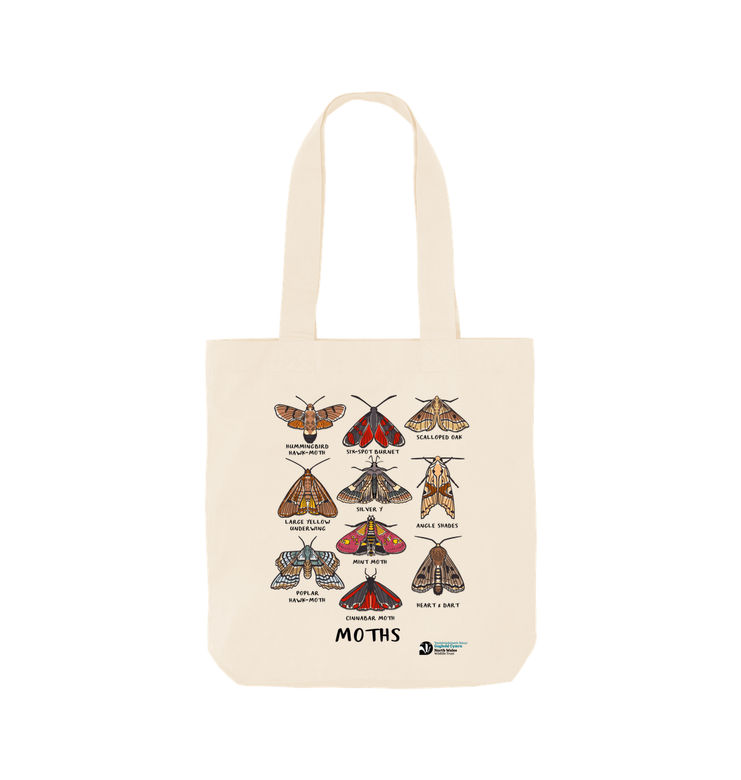 Natural Moth tote bag