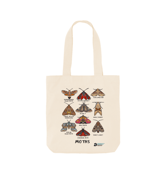 Natural Moth tote bag