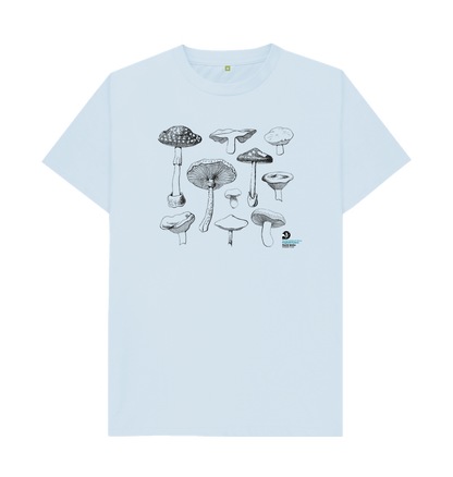 Sky Blue Mushroom T-shirt (Women)