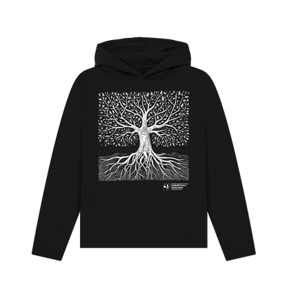 Black Printed Hoody