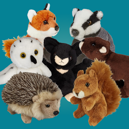 Ravensden small soft toy - 15cm high (Choice of animals)