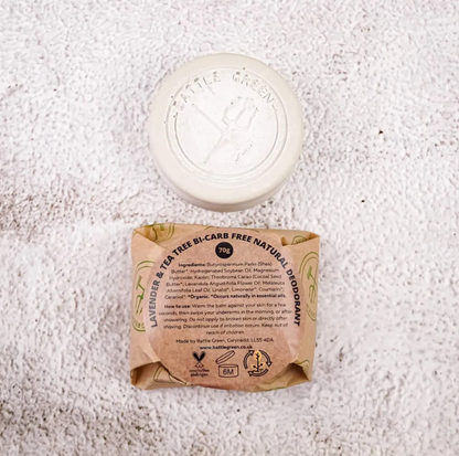 Battle Green natural deoderant bar