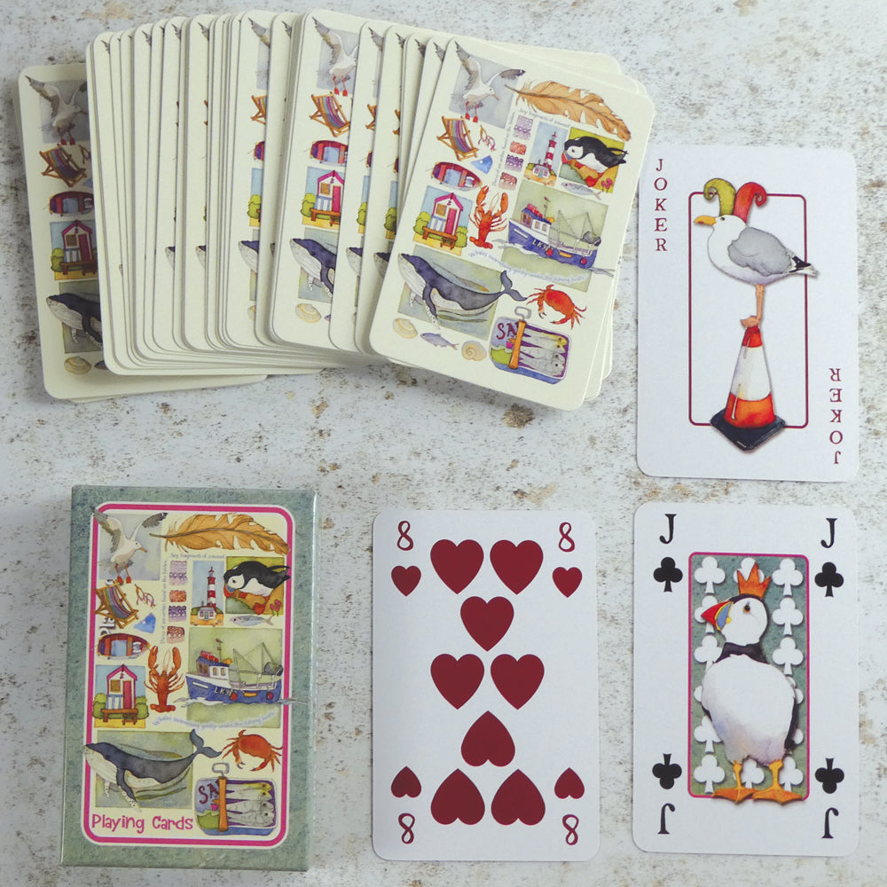 Coastal Pieces Playing Cards