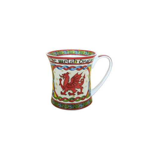 Wales weave bone china mug