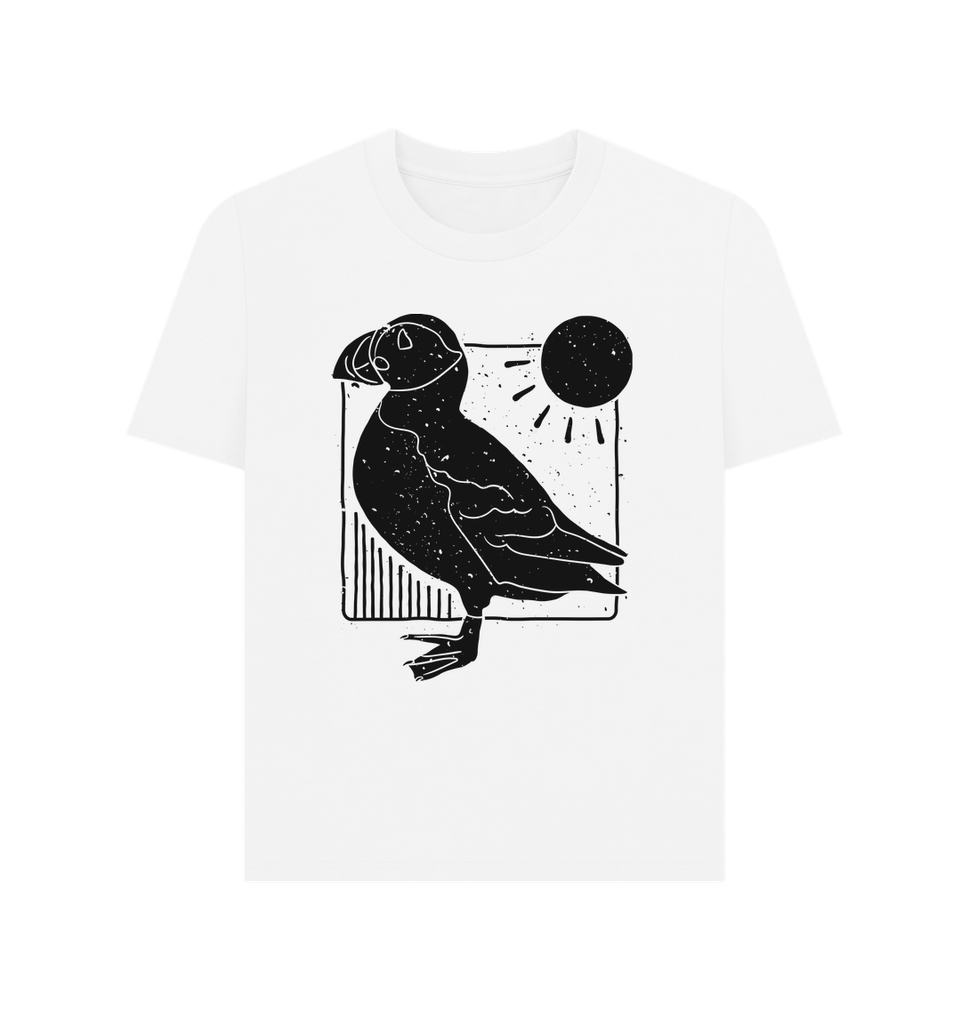 White Printed T-shirt Front