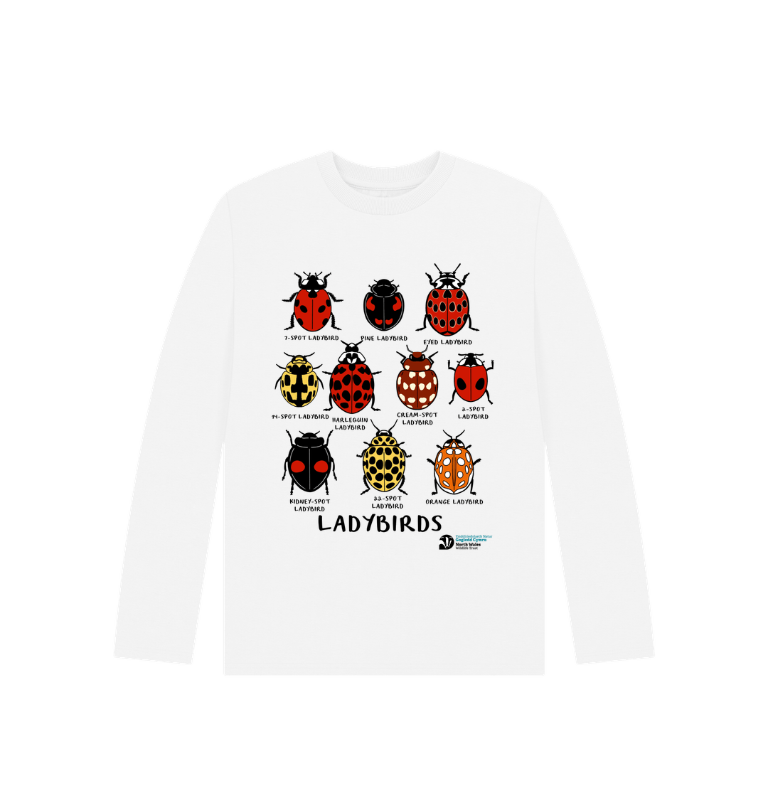 White Ladybirds long-sleeved top (Kids)