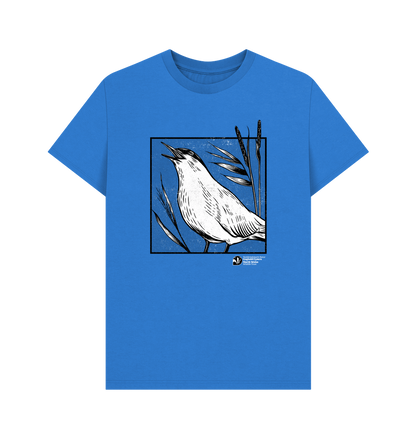 Bright Blue Printed T-shirt Front
