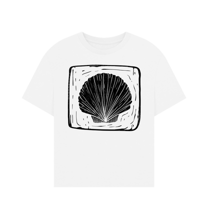 White Printed T-shirt Front