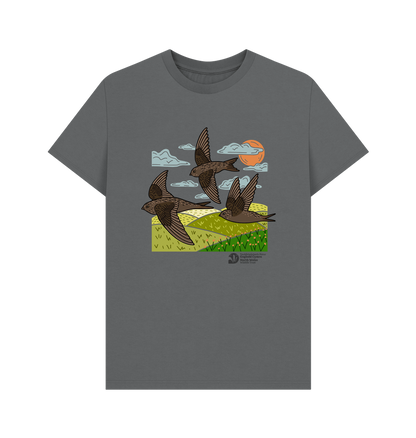 Slate Grey Printed T-shirt