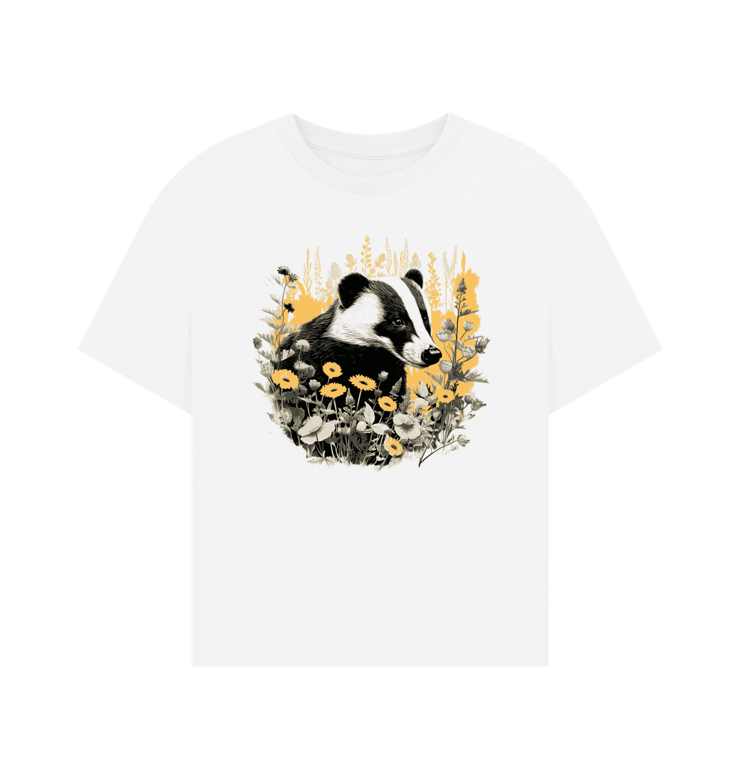 White Printed T-shirt Front