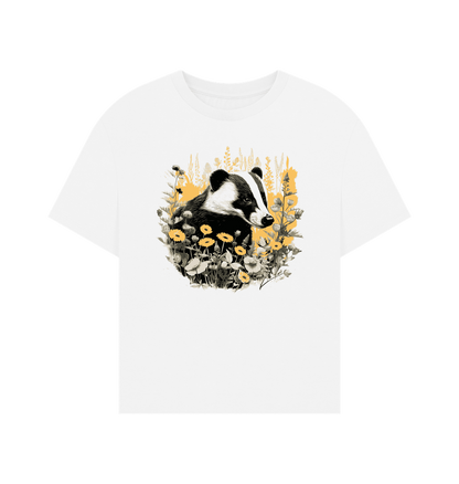 White Printed T-shirt Front