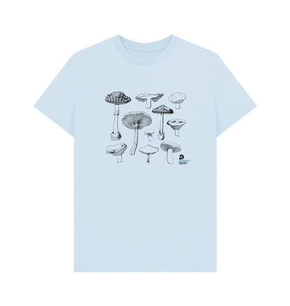Sky Blue Printed T-shirt Front