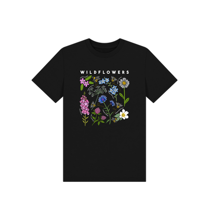 Sustainable wildlflower printed kids t-shirt