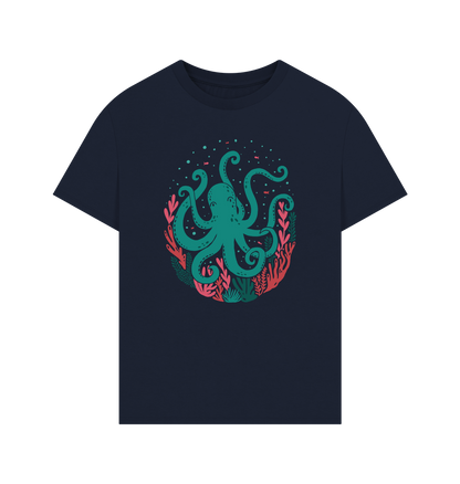 Navy Printed T-shirt