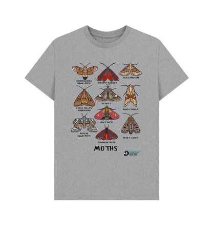 Athletic Grey Printed T-shirt Front