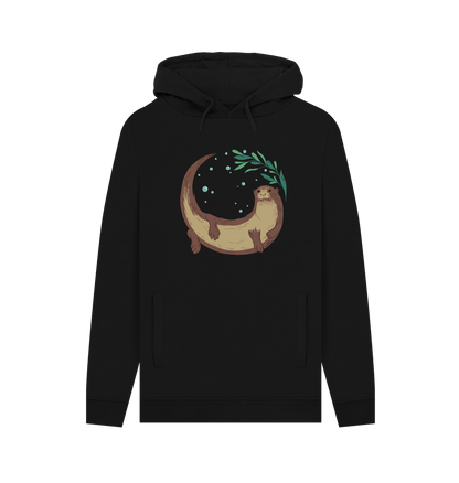 Black Printed Hoody