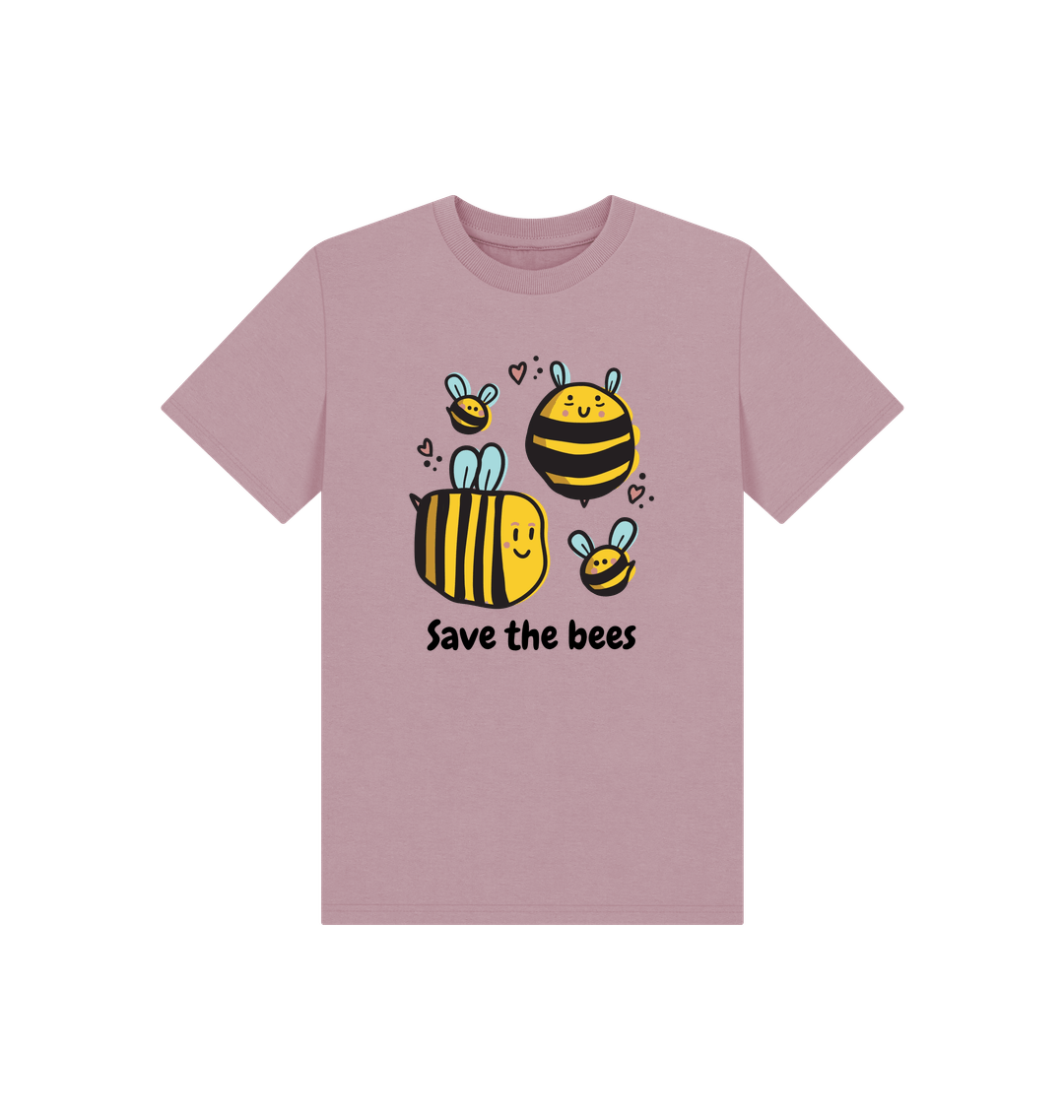 Mauve Printed Kids T-Shirt