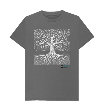 Slate Grey Printed T-shirt