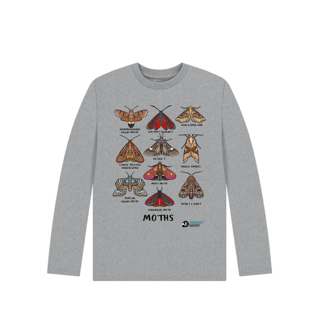 Athletic Grey Moths long-sleeved top (Kids)