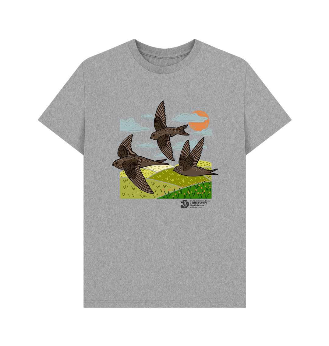 Athletic Grey Printed T-shirt
