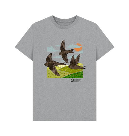 Athletic Grey Printed T-shirt