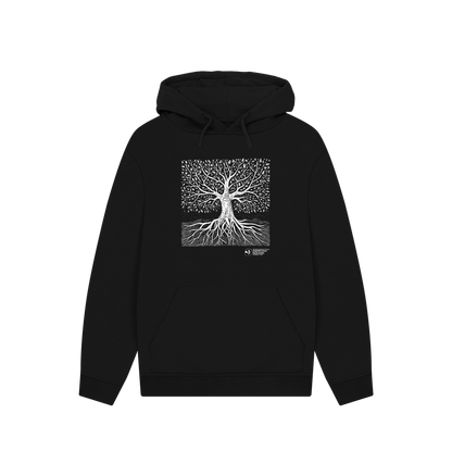 Black Printed Hoody