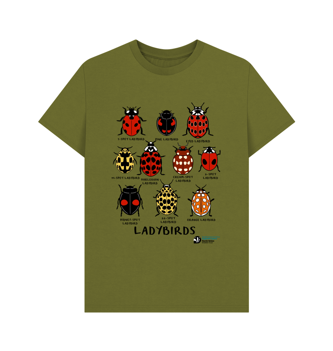 Moss Green Printed T-shirt