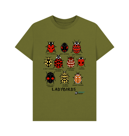 Moss Green Printed T-shirt