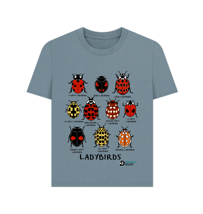 Stone Blue Printed T-shirt