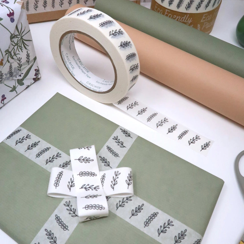 Wildflower Paper Tape 24mm - Eco Friendly Packaging Tape
