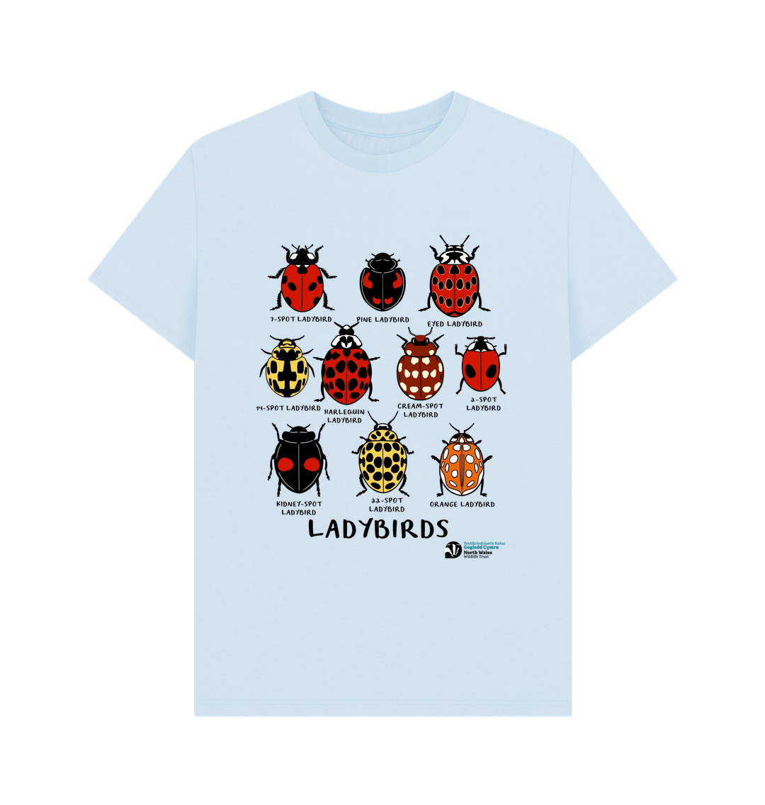 Sky Blue Printed T-shirt