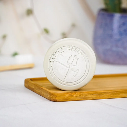 Battle Green natural deoderant bar