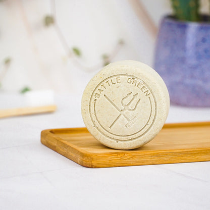 Battle Green natural deoderant bar