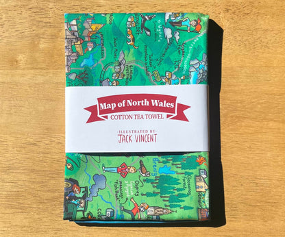 JV ART North Wales Tea Towels