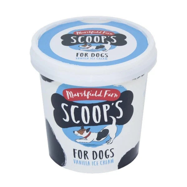 Marshfield Scoops Vanilla Dog Ice Cream Tub
