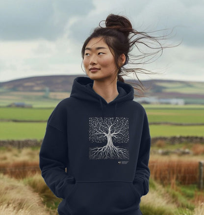 Unisex tree hoodie