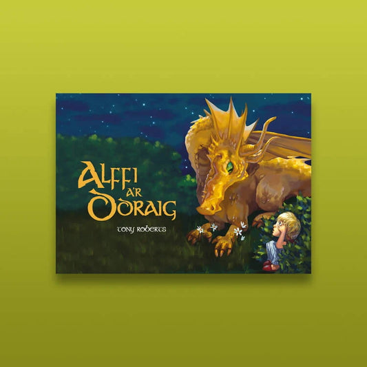 Alffi a'r Ddraig - Welsh Paperback Book
