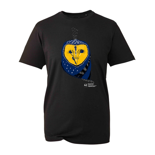 T Shirt Black - Barn Owl (end of line clearance)